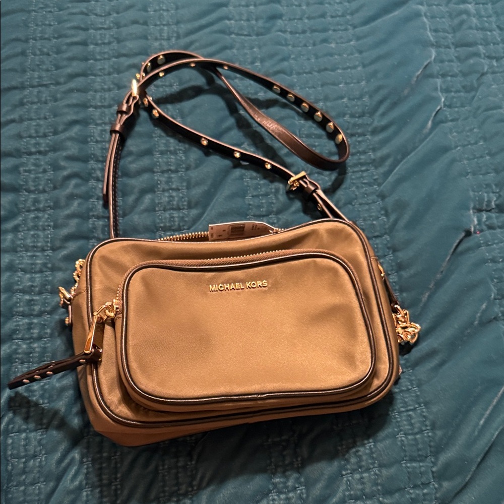 NWT Michael Kors green Crossbody Bag